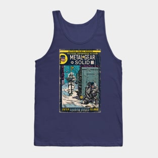 MGS Shadow Moses Island comic book fan art Tank Top